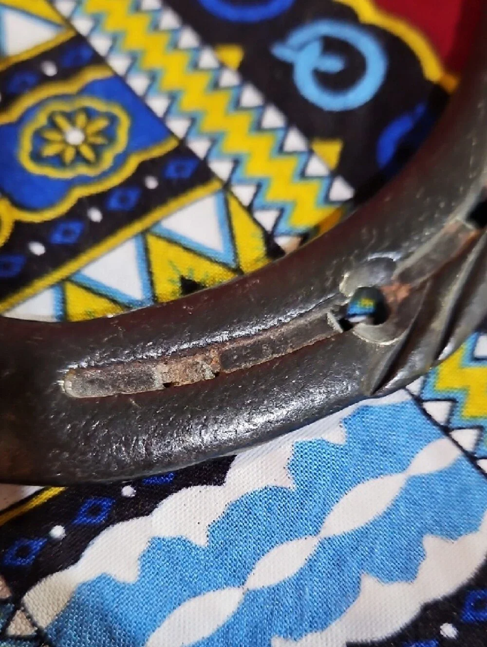 Hand-Forged Western Horse Head Wall Hook Crafted From a Repurposed Horseshoe